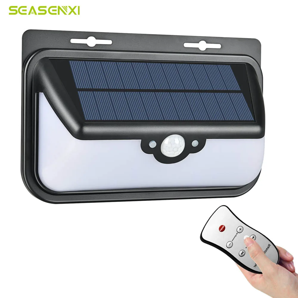 

68 LEDs Solar Lamps Three Working Modes Functional Outdoor Garden Lignting Lamps Wall Yard Fence Solar Power Lights