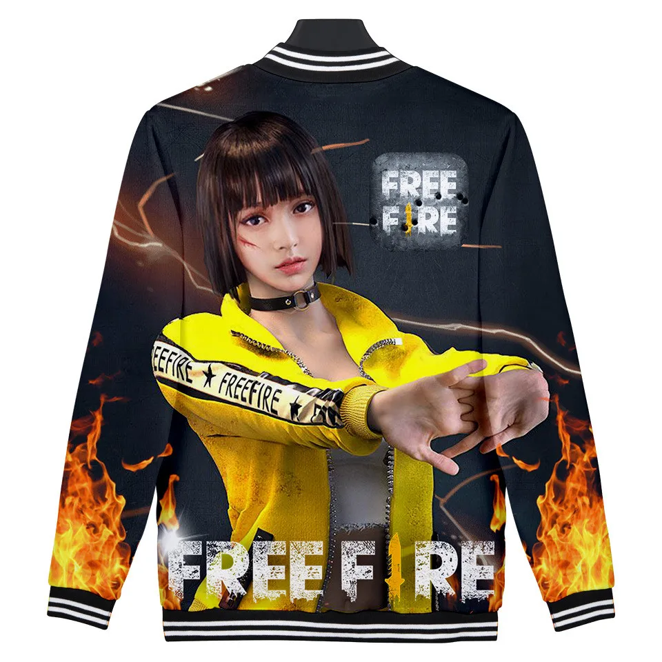 Брендовая Новинка, куртка с 3D принтом «Digital Free Fire», пальто для косплея, толстовка с капюшоном и длинными рукавами, повседневная одежда для геймеров, толстовки Harajuku