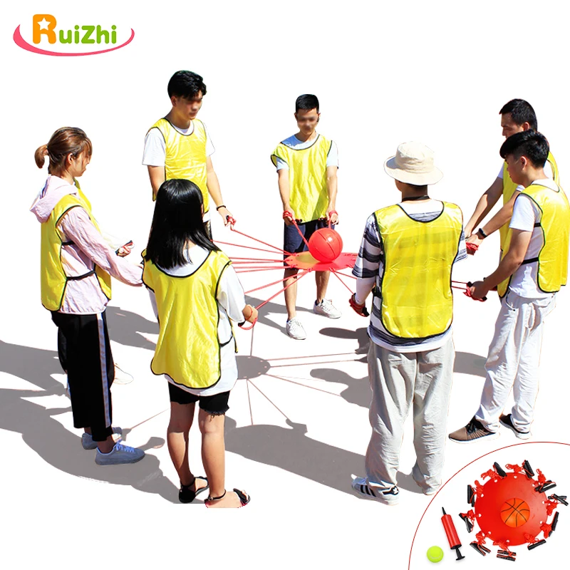 Ruizhi Concentric Drum Game Props Group Activities Training Fitness Equipment Team Bouncing Ball Kids Outdoor Sport Toys RZ1267 | Игрушки и
