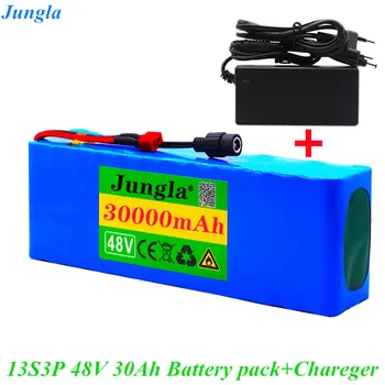 

48v battery agli ioni di liio 48v 30Ah 1000w 13S3P battery 54.6v E-bike Motorino bicicletta Elettrica BMS + charger