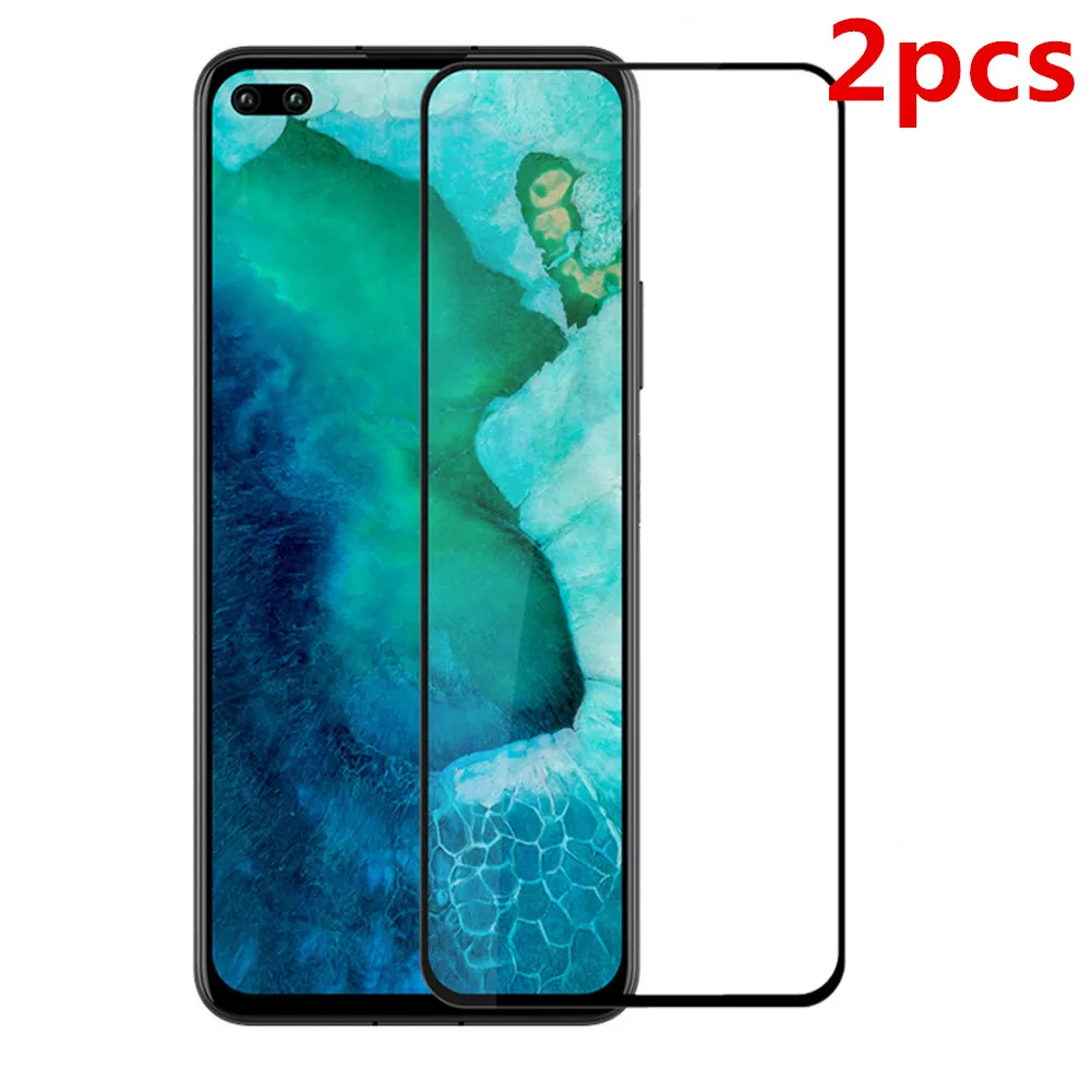 2 шт. оригинальная закаленная пленка для HUAWEI Nova 6 HD полное покрытие Защита экрана