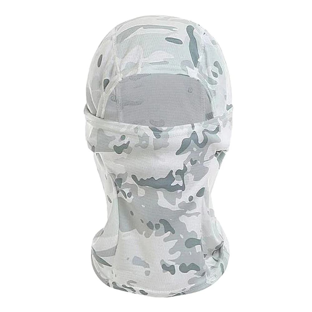 Military Headwear Breathable Cycling Mask Hunting Hood Polyester Camouflage Full Face Climbing Wargame Outdoor Windproof Running