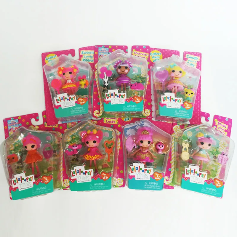 Новинка! 8 см мини куклы lalaloopsy с маленькими аксессуарами игрушки для девочек набор игровой домик игрушки подарки