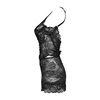 Solid Black Floral Lace See-through Backless Hollow Out Breathable Women Bodysuit Sexy Lingerie Teddy Sleepwear SLA048 ► Photo 3/5