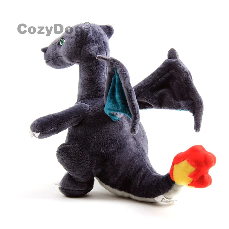 23 см, новинка, серый Charizard X Y, плюшевые игрушки, кукла, Япония, аниме, плюшевый дракон, игрушки большого размера, для детей, подарок на Рождество, день рождения