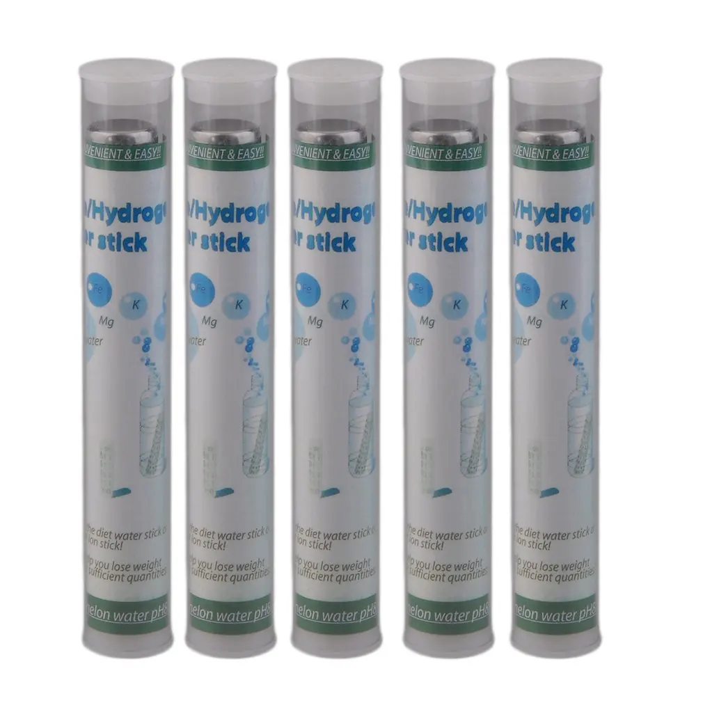 5 шт. портативный/Дорожный фильтр щелочная вода палочка PH щелочник ионизатор водород минералы палочка фильтр Вода активирующая новое поступление