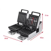 Commercial 10-Stick Hot Dog Machine Crispy Milk Stick Machine Stainless Steel Aluminum Non-Stick Bakeware 1800W 220V 5