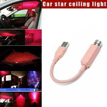 

Car Ceiling Romantic light Home Night lamp Christmas Decoration Adjustable Red