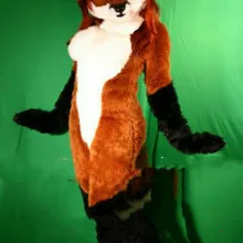 Fox Mascot Costume Fursuit Suits Cosplay Party Dress Outfits Clothing Advertising Promotion Carnival Halloween Xmas Easter Adult