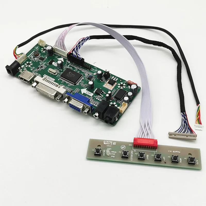 Плата ЖК-контроллера HDMI + DVI VGA AUDIO набор для платы ЖК-контроллер 15 дюймов LQ150X1LG96