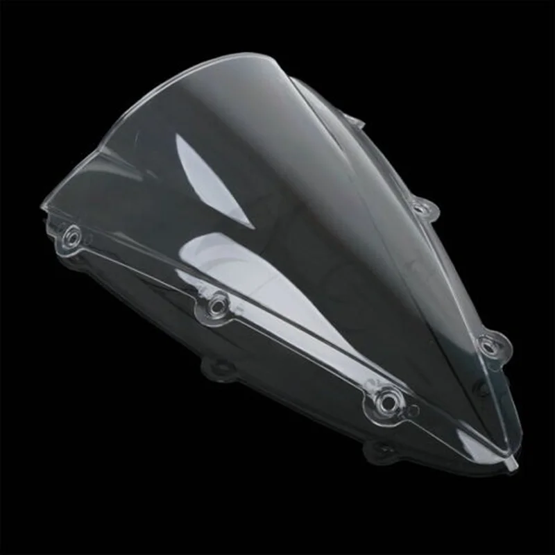 Мотоцикл PMMA ветровое стекло двойной пузырь для YAMAHA YZF R1 1000 2004-2006 2005 черный/синий/прозрачный/хром