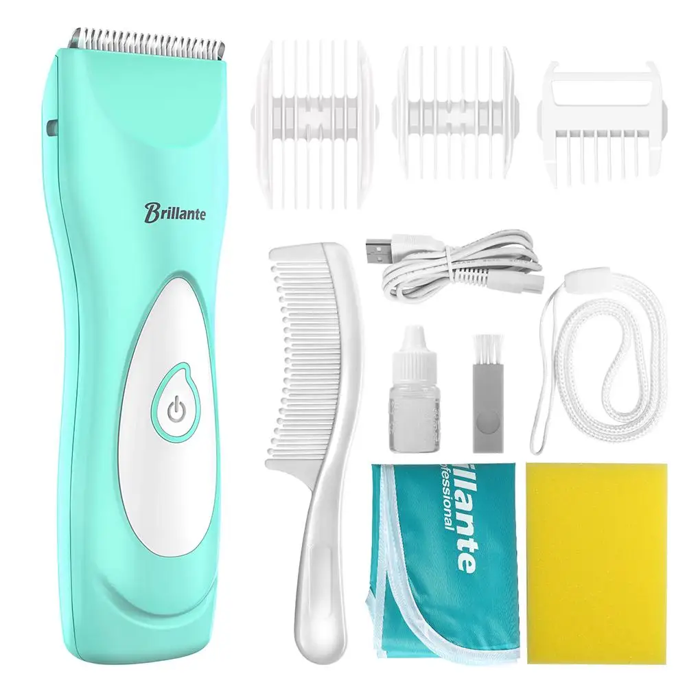 

Professional Electric Baby Hair Clipper Kids Adults Haircut USB Chargeable Silence Waterproof Hair Cutting Trimmer Tool Kits