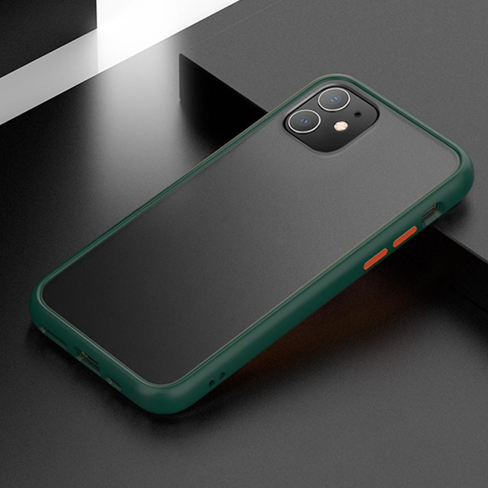 Для нового Apple iPhone11pro Max для мобильного телефона из ТПУ+ PC анти-падение прозрачный халат чехол для телефона
