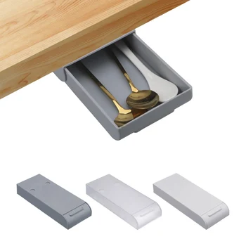 

Memo Pen Stationery Storage Box Drawer Divider Sticky Storage Box Hidden Table Under Paste Desk Organizer