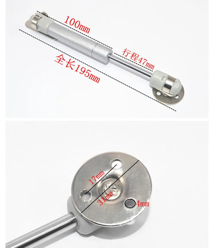 4 шт. 100N/10 кг гидравлические крепления дверной подъемник Поддержка для Кухня шкаф пневматический газовый Весна для деревянной мебели оборудования