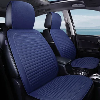 

Linen Car Seat Cover Sushion Four Seasons Universal Comfortable and Breathable Non-slip Cushion Protector Car Styling