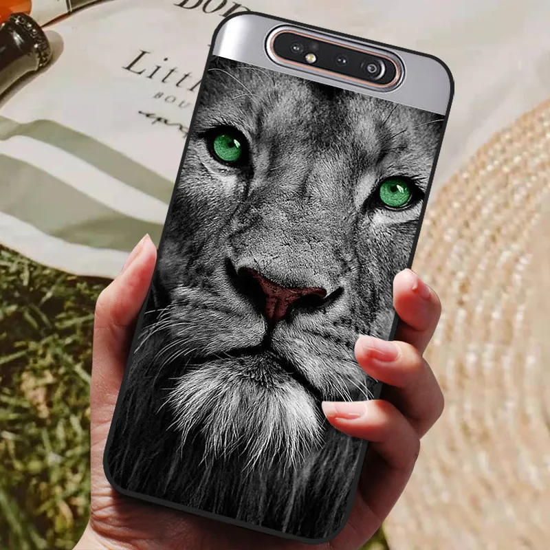 For Samsung A80 Case Silicon Back Cover Phone Case For Samsung Galaxy A80 Cases for Galaxy A 80 A805F A805 Soft bumper Funda flip cover Cases & Covers