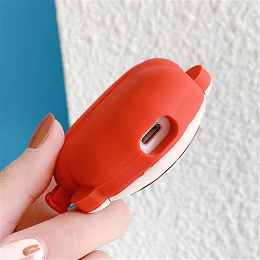 3D Силиконовый мультяшный чехол Супер Марио гриб чехол для Air pods 1 2 Чехол для наушников для Apple Airpods силиконовый чехол s Funda