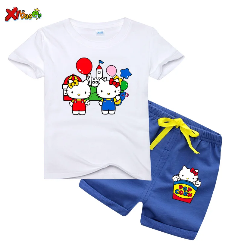 

Boys Clothing Sets Kids Clothing Children T Shirt Summer Boys Clothes Cartoon Kids Boy Clothing Set T-shit+Shorts Pants Cotton