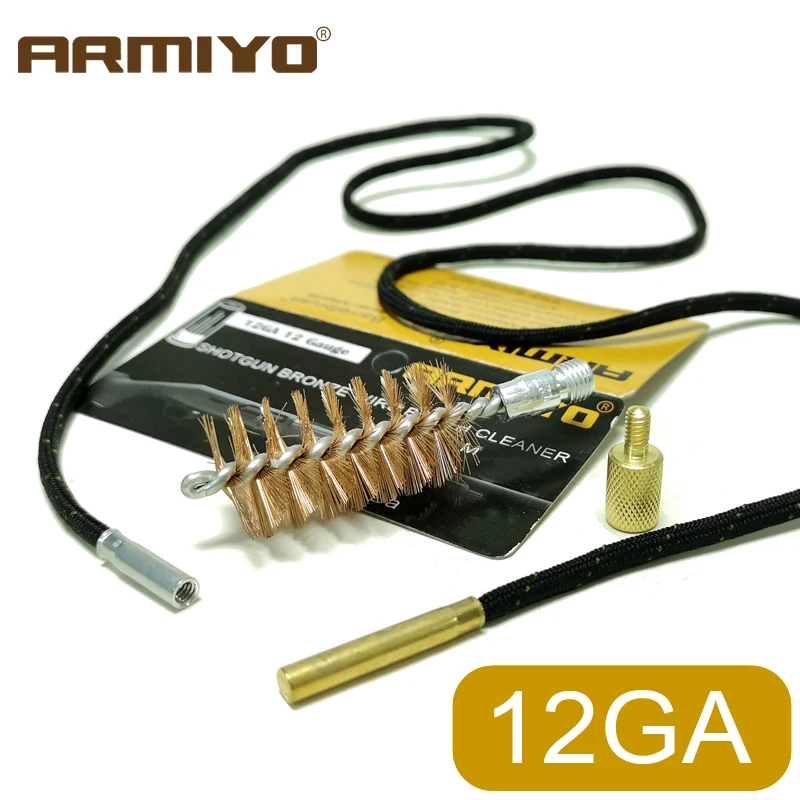 Armiyo 12GA 12 Калибр 18 5 мм Чистящая Щетка для пистолета карбоновый очиститель залежей