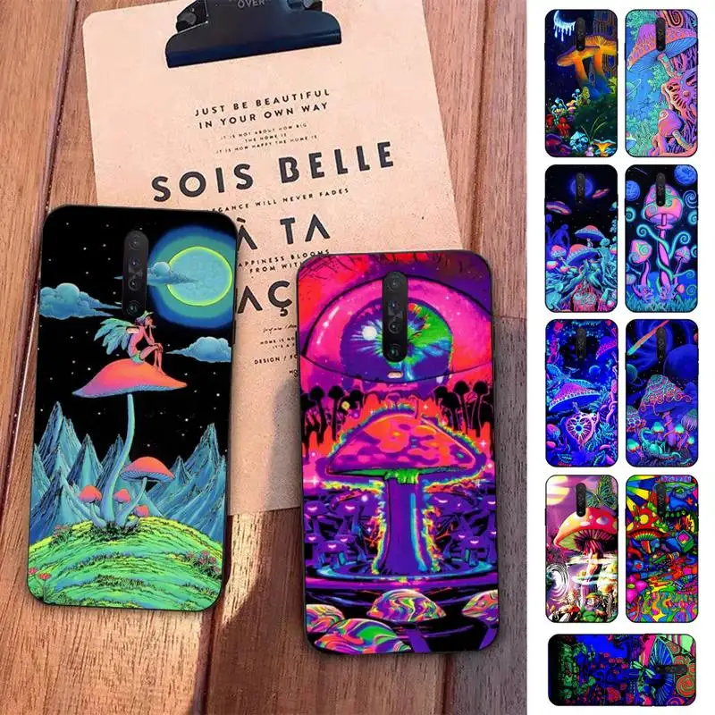 Необычное Триппи гриб Психоделическое искусство фотоэлемент для Redmi 5 6 7 8 9 A 5plus K20