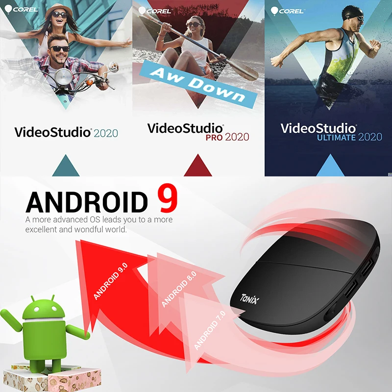 ТВ-приставка Tanix H1 с Android Hisilicon Hi3798M 9 0 четырехъядерный процессор 4K 30 кадров в