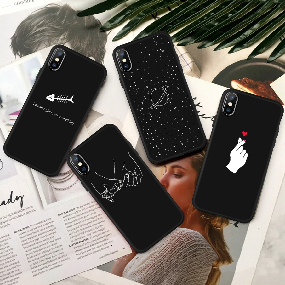 Чехол для iPhone X XS MAX 7 8 чехлы 6 6S Plus XR задняя крышка мягкий милый Ультратонкий чехол