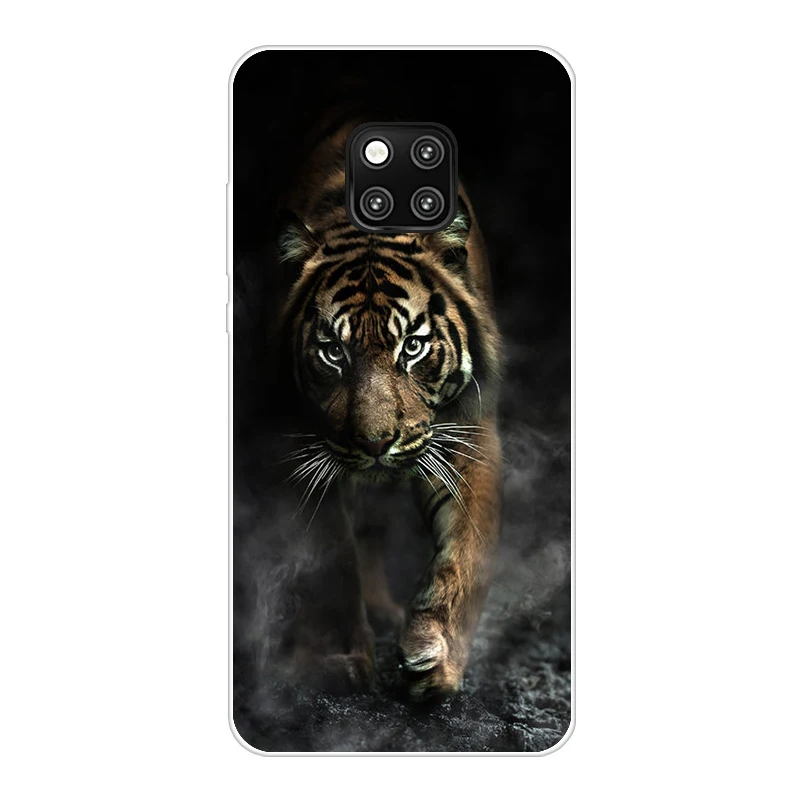 Силиконовый чехол для huawei mate 20 pro, мягкий чехол для huawei mate 20 X Coque Capa для mate 20 full 360, защитный чехол - Цвет: Черный зеленый
