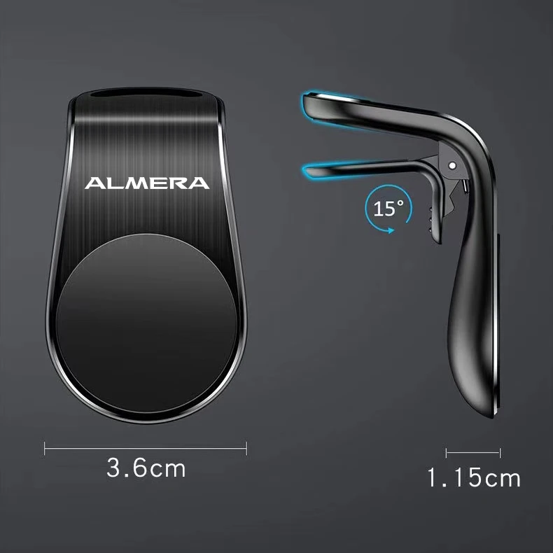 Metal Magnetic Car Phone Holder for Nissan Almera G15 N16 Car Styling Accessories