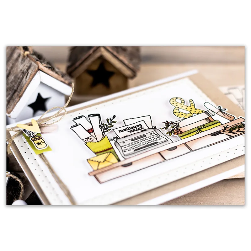 CH carte meilleurs прозрачный штамп для DIY скрапбукинга/фотоальбом штампы декоративное тиснение свадебные открытки