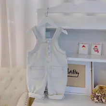 Г. Новые модные вельветовые комбинезоны для девочек осенние модные детские штаны размер на 1 до 6 лет, PZ210