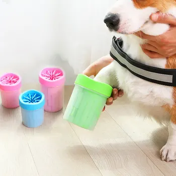 

Pet Cats Cleaner Dogs Foot Clean Cup For Dogs Cats Cleaning Tool Plastic Washing Brush Paw Washer Pet Accessories for Dog