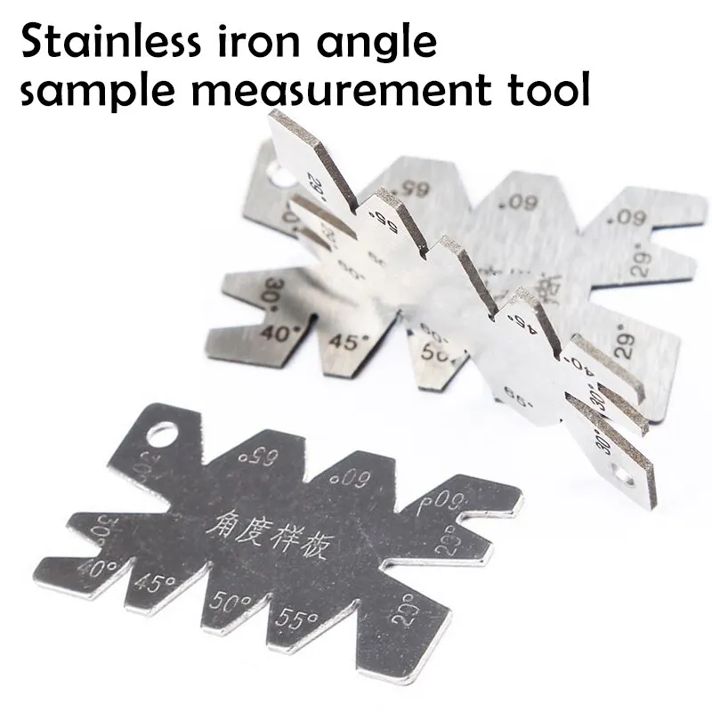 Stainless Steel Screw Thread Cutting Angle Gauge Measuring Tool Threads