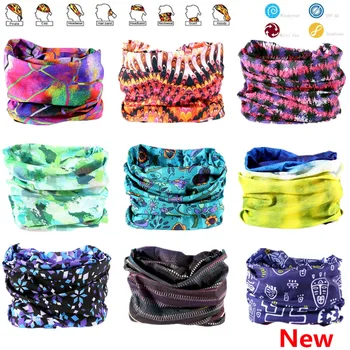 

801-850 Novelty Multi-color Seamless Bandanas Headwear Scarf Magic Headband Face Mask Wrap Bicycle Headscarf Frauen Schal