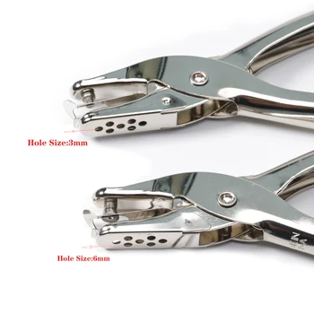 

1PC Metal Single Hole Puncher Hand Paper Punch For Scrapbooking Border Scrapbooking For Jewelry Earring Necklace Card Hole Tool