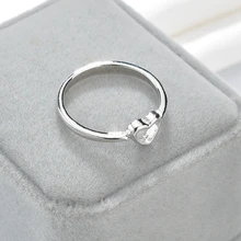 Обручальное кольцо в форме сердца из розового золота, обручальное кольцо из нержавеющей стали, модное ювелирное изделие для женщин