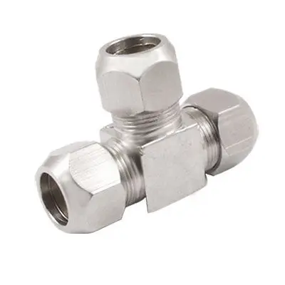 

12mm 15/32" Pneumatic Air Tube Compression Fittings Connector Coupler