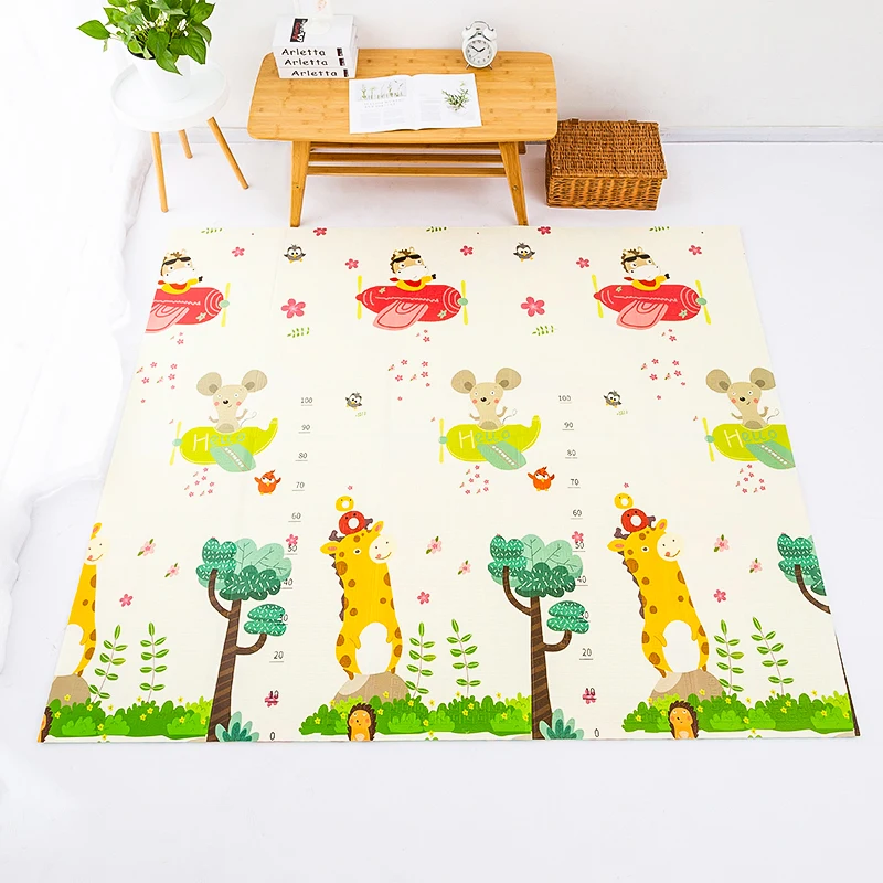 Baby Play Mat Waterproof XPE Soft Floor Playmat Foldable Crawling Carpet Kid Game Activity Rug Folding Blanket Educational Toys