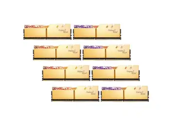 شراءG.SKILL 128GB(32Gx4) Set DDR4 3600MHz ذاكرة عشوائيّة للحاسوب المكتبي وحدة/Royal Halberd (GOLD)C18 F4-3600C18Q2-256GTRG