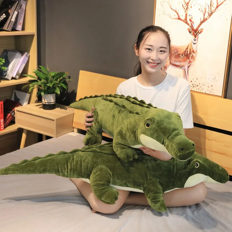 Новая горячая имитация крокодиловая плюшевая игрушка-подушка мягкий набивной мультяшный в виде животных Аллигатор кукла украшение для дома подарки для детей