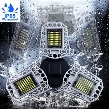 

Smart Light Control Lamp Led E27 Deformable Garage Lights 220V 110V Big Power Industrial Lighting Led Bulb for Warehouse Factory