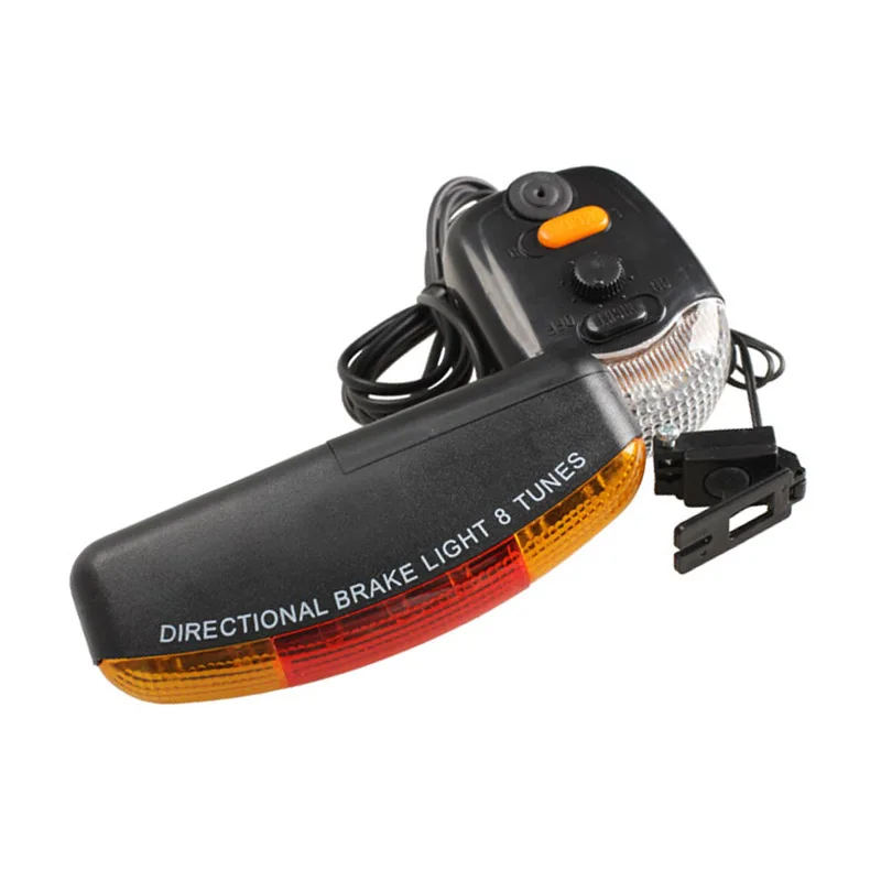 3 In1 7 LED Bicycle Bike Rear Tail Turn Signal Brake Light Horn Safety Lamp NJ88Decorative Lamp