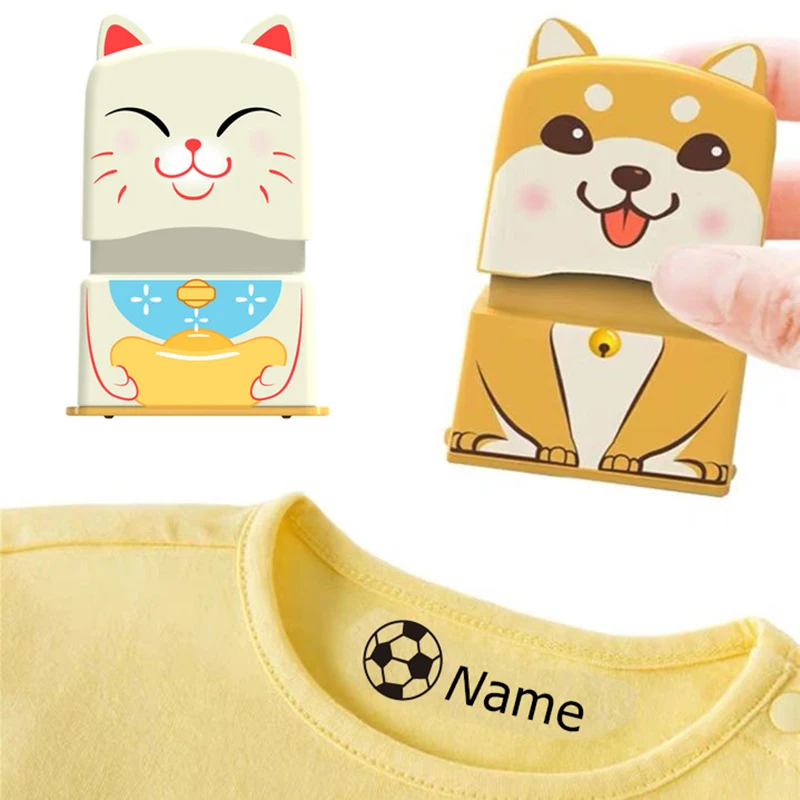 Customized Name Stamp Waterproof Toy Baby Student Clothes Chapter Wash not Faded Children's Seal Customized Stamp Gifts Name Stamp