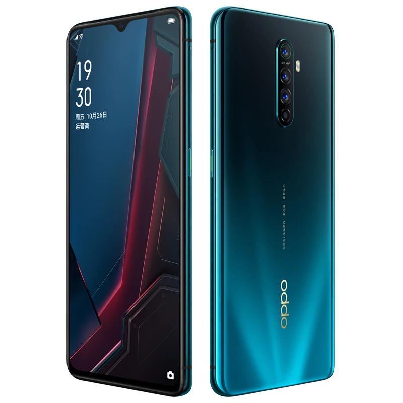 Мобильный телефон Oppo Reno Ace 4G LTE Snapdragon 855 Plus Android 9,0 6,5 Дюймов 90 Гц 12 Гб ОЗУ 128 Гб ПЗУ МП 65 Вт Super VOOC