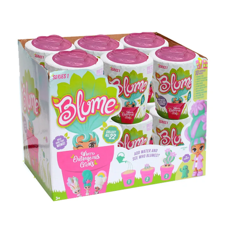 Blume куклы игрушки куклы для хобби аксессуары цветочный горшок Блум сюрприз глухая коробка Волшебная кукла Лейка цветок длинные волосы