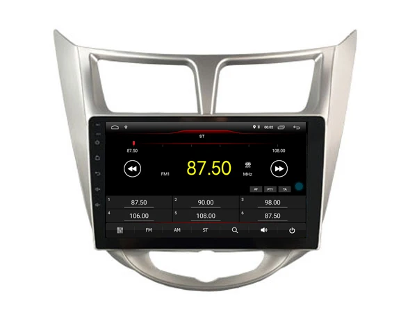 Cheap 4G Lte car Intelligent navigation tape recorder 9.0 android car gps radio multimedia for hyundai VERNA Solaris Accent 2011 2012 3