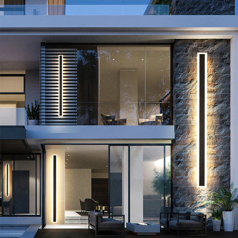 Led Outdoor Wall Light Modern IP65 Waterproof Porch Garden Lamp Garage Front Door Decoration  Indoor Bedroom living room Lightin 2 Led Outdoor Wall Light Modern IP65 Waterproof Porch Garden Lamp Garage Front Door Decoration  Indoor Bedroom living room Lightin 2