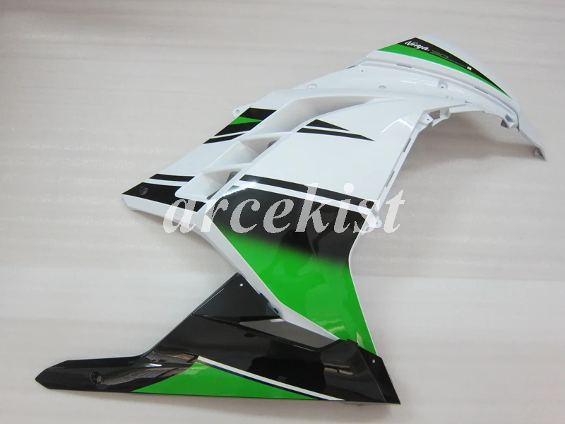 4 подарки ABS Полный обтекатели наборы Подходит для Kawasaki Ninja 300 EX300 300R 2013 Кузов Набор зеленый белый
