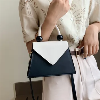 

TOYOOSKY Fashion Simple Small Square Bag Women's Designer Handbag 2019 High-quality PU leather Panelled Chain Shoulder Bags