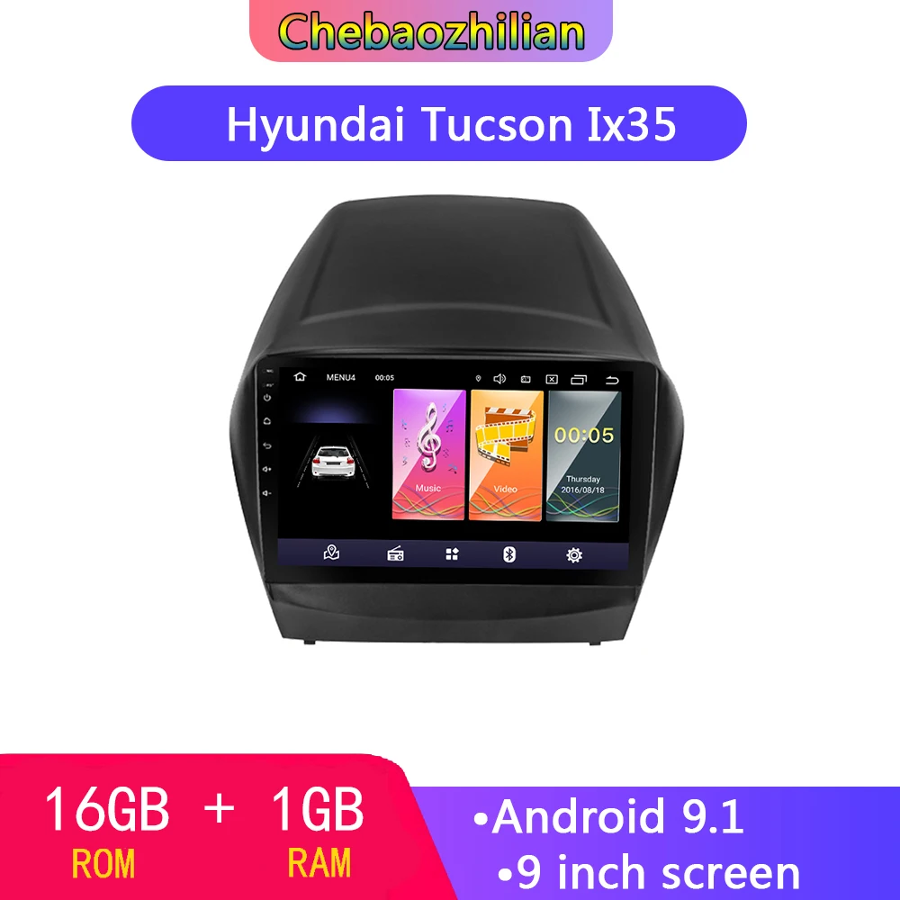 Автомагнитола 9 дюймов Android 1 для Hyundai Tucson Ix35 2011 2014 GPS DVD стерео мультимедийный плеер